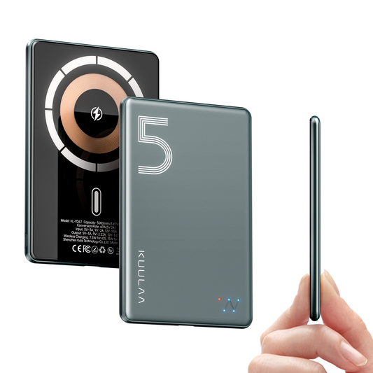 KUULAA Magsafe Power Bank 5000mAh Magnetic Wireless Phone Charger External Battery 20W Fast Charging
